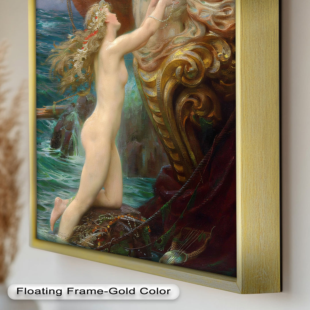 Galatea’s Awakening – Mythological Nude Oil Painting