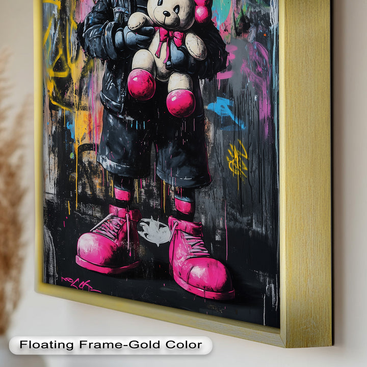 Embrace the Chaos – KAWS Oil Painting