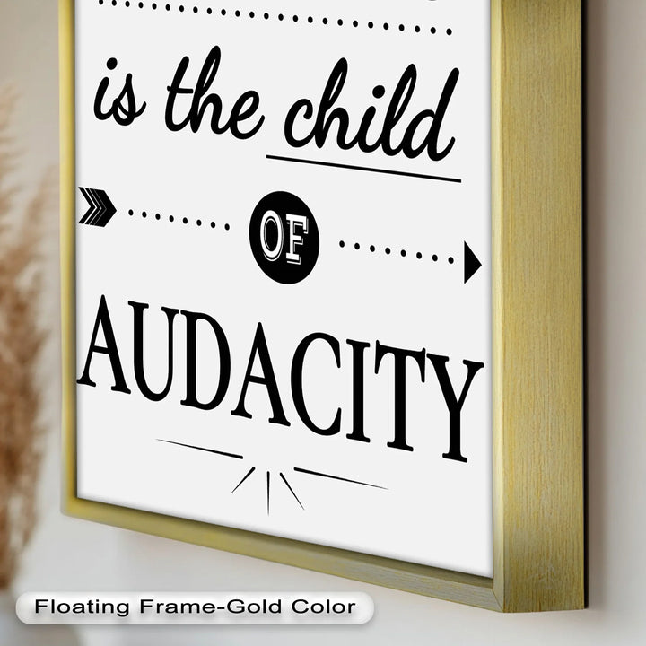 Success Is the Child of Audacity – Modern Oil Painting - MyPhotoStation