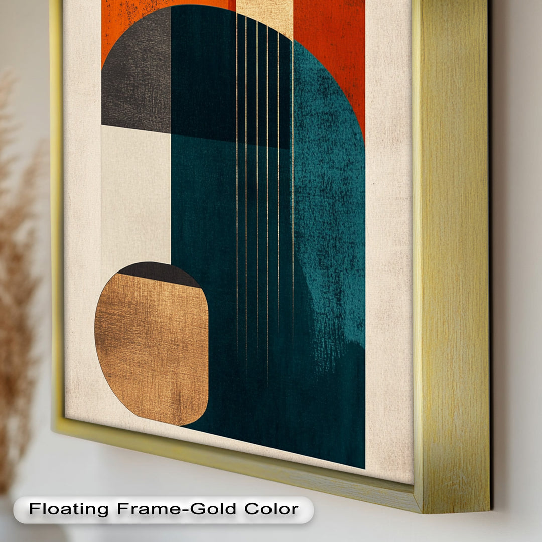 Modern Resonance – Abstract Geometric Oil Painting
