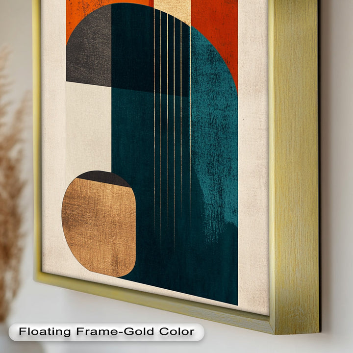 Modern Resonance – Abstract Geometric Oil Painting