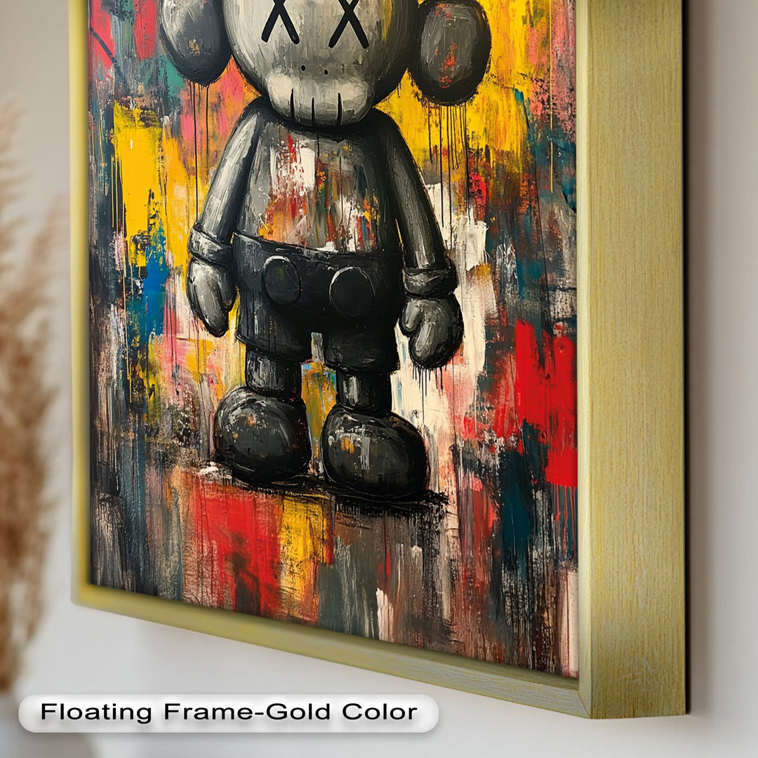 Urban Grit – KAWS Companion Oil Painting
