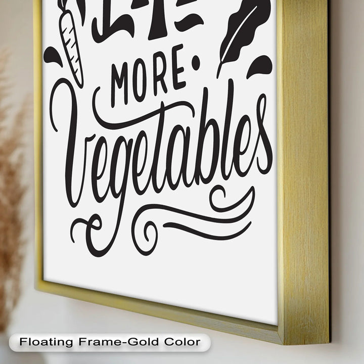 Eat More Vegetables – Modern Oil Painting - MyPhotoStation