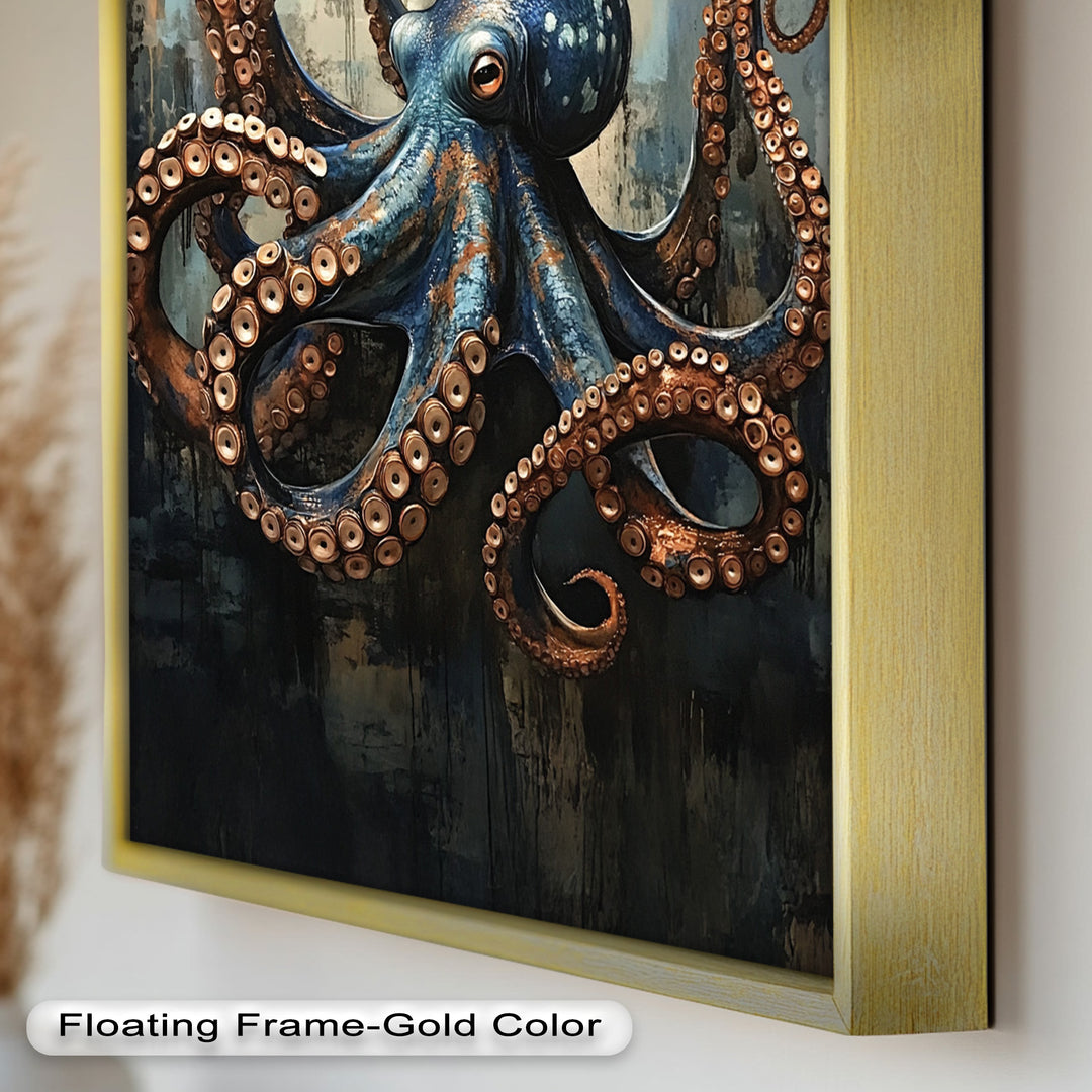 Deep Sea Octopus - Animal Oil Painting