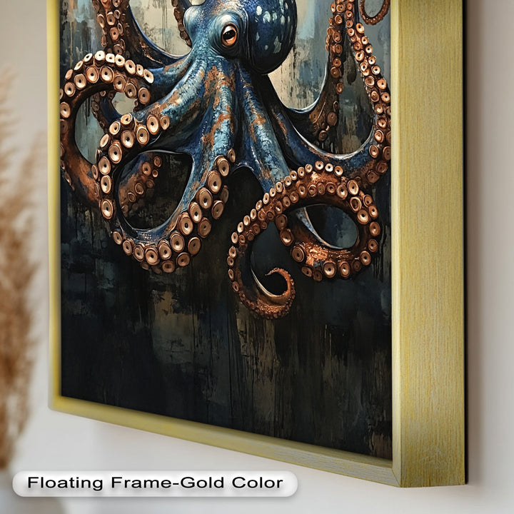 Deep Sea Octopus - Animal Oil Painting