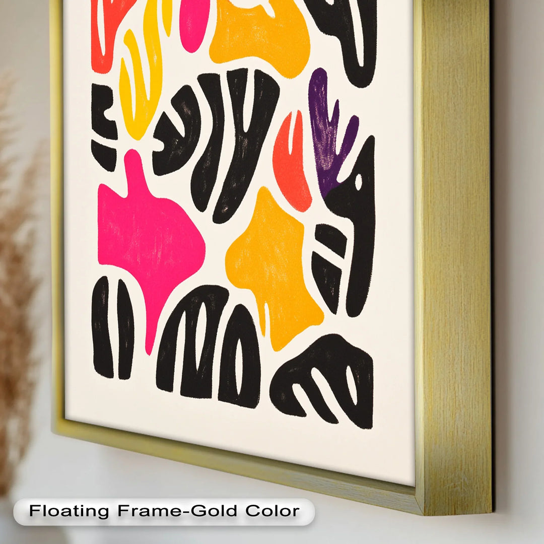 Chromatic Rhythm – Abstract Fauvist Oil Painting - MyPhotoStation
