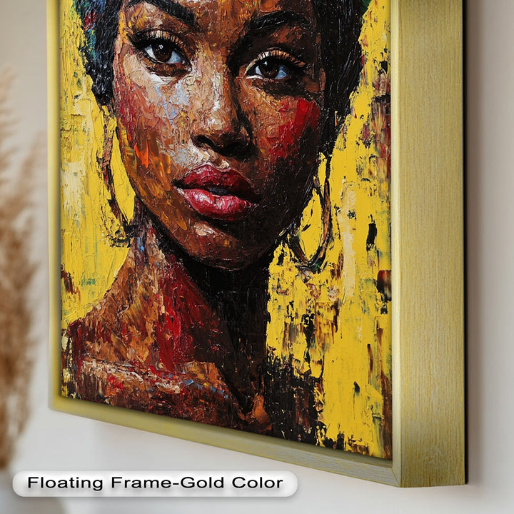 Radiant Soul – Bold Portrait Oil Painting in Fauvist Style