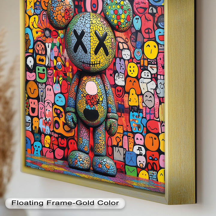 Mosaic Madness – KAWS Oil Painting