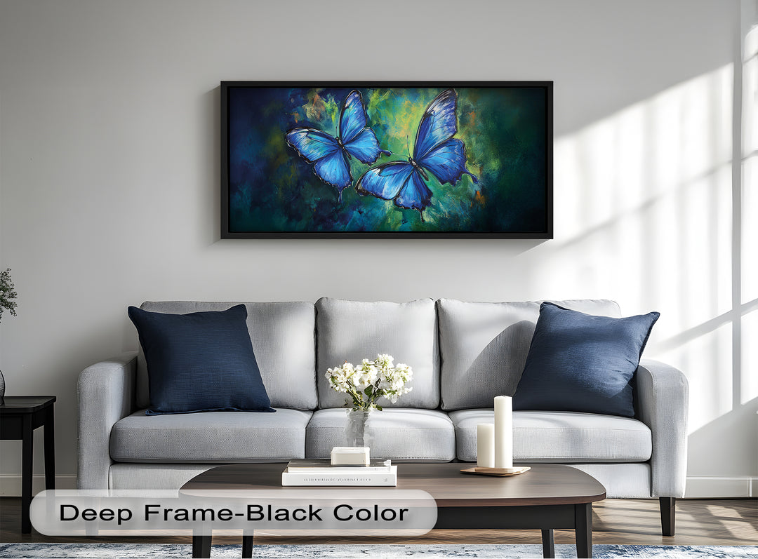 Dance of the Blues – Animal Oil Painting