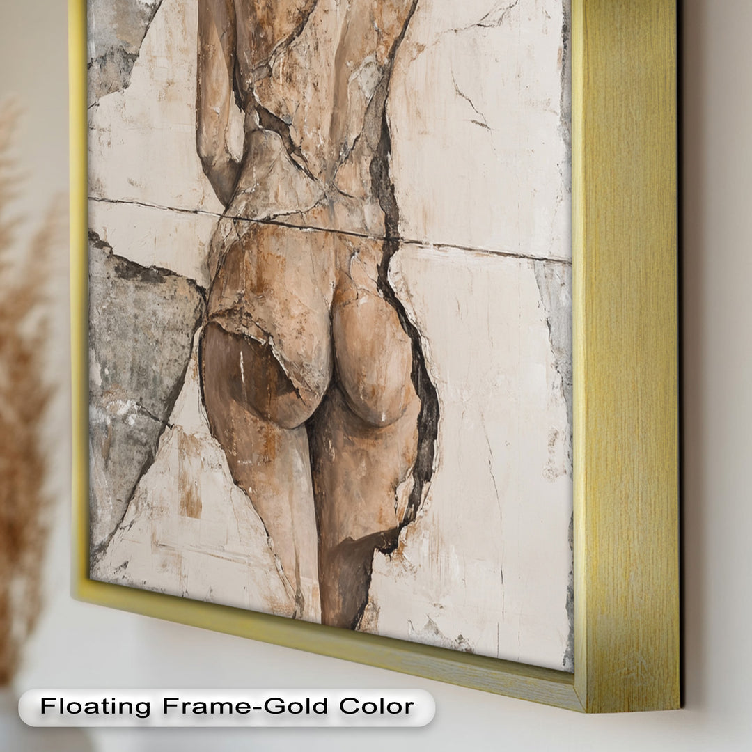 Cracked Grace – Figurative Nude Oil Painting