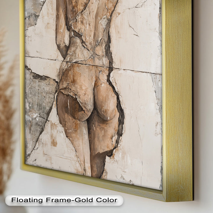 Cracked Grace – Figurative Nude Oil Painting
