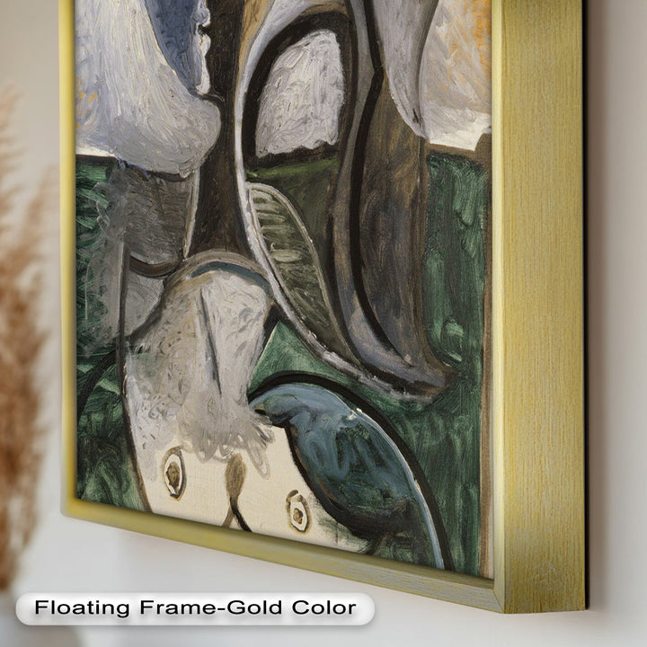 Fragmented Grace – Expressive Female Form in Picasso-Style Oil Painting