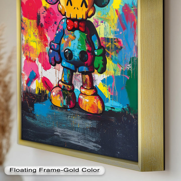 Color Riot Companion – KAWS Oil Painting