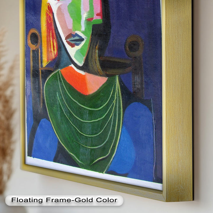 Woman in a Blue Hat – Picasso Oil Painting