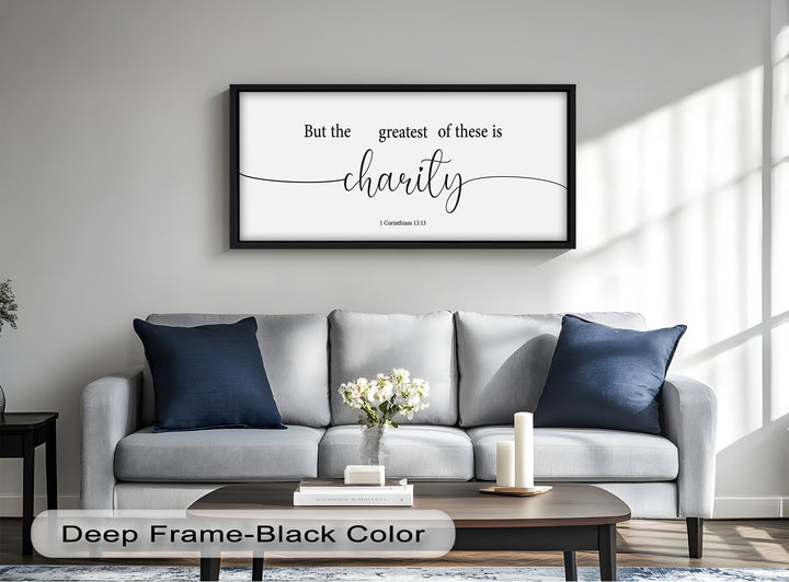 But the Greatest of These is Charity - Christian Oil Painting