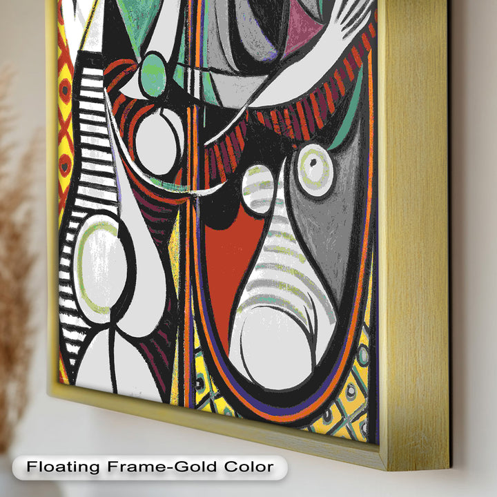 Reflected Identity – Mirror Portrait Picasso Oil Painting