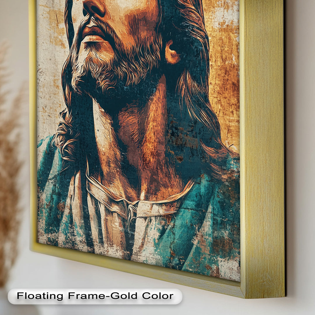 Licht der Gnade – Porträt von Jesus Christus Religiöses Ölgemälde