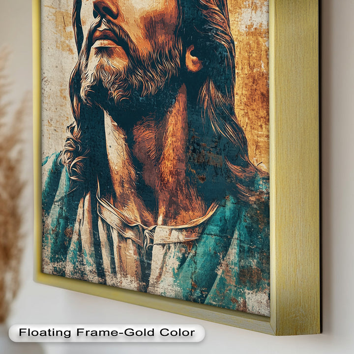 Licht der Gnade – Porträt von Jesus Christus Religiöses Ölgemälde