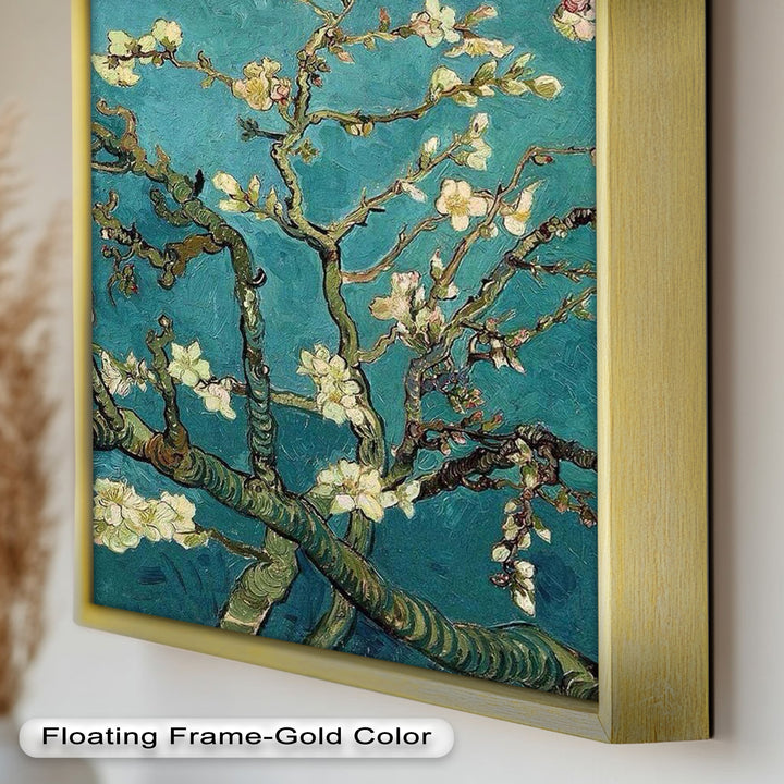 Spring Reverie – Blooming Almond Branches Flower Oil Painting
