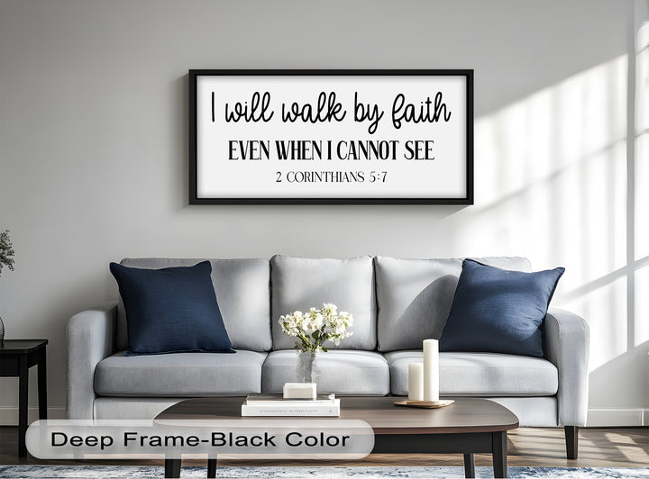 I Will Walk by Faith – Christian Oil Painting