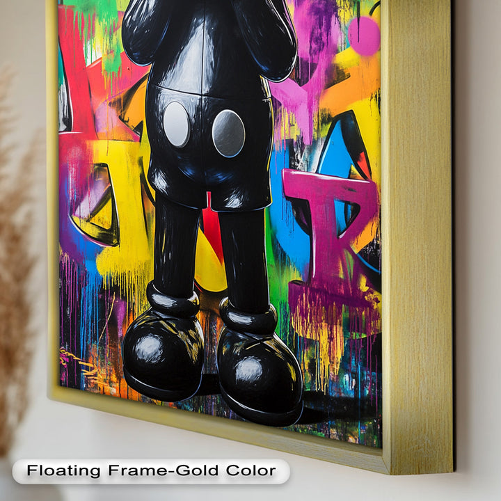 Behind the Hands – KAWS Oil Painting