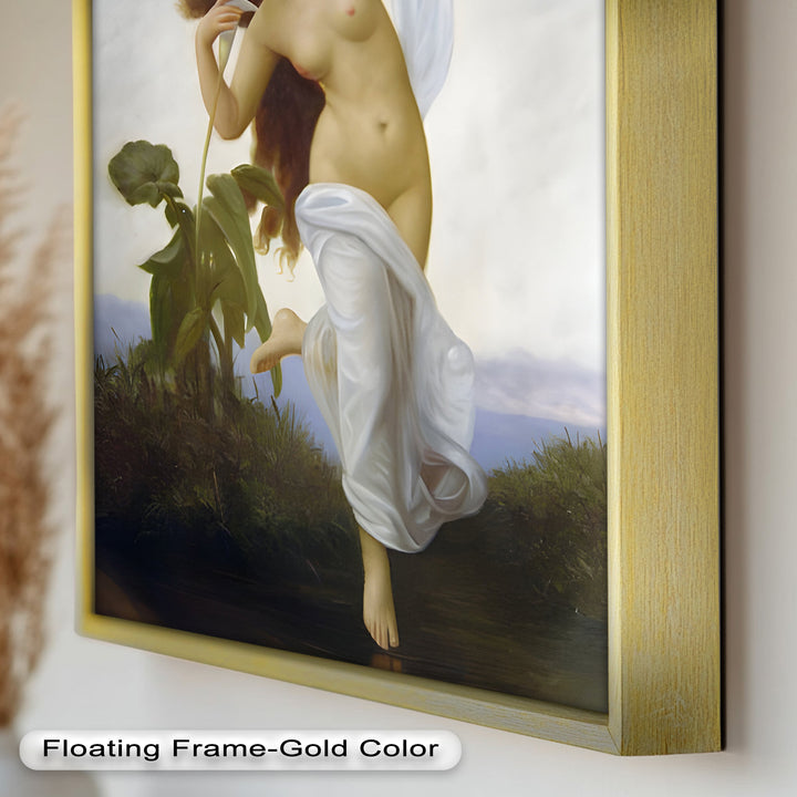 Whispers of the Wind – Classical Nude Goddess Renaissance Oil Painting