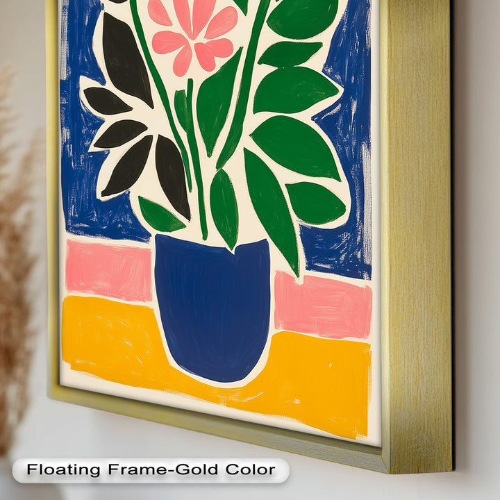 Vibrant Vase Composition – Modern Fauvist Oil Painting