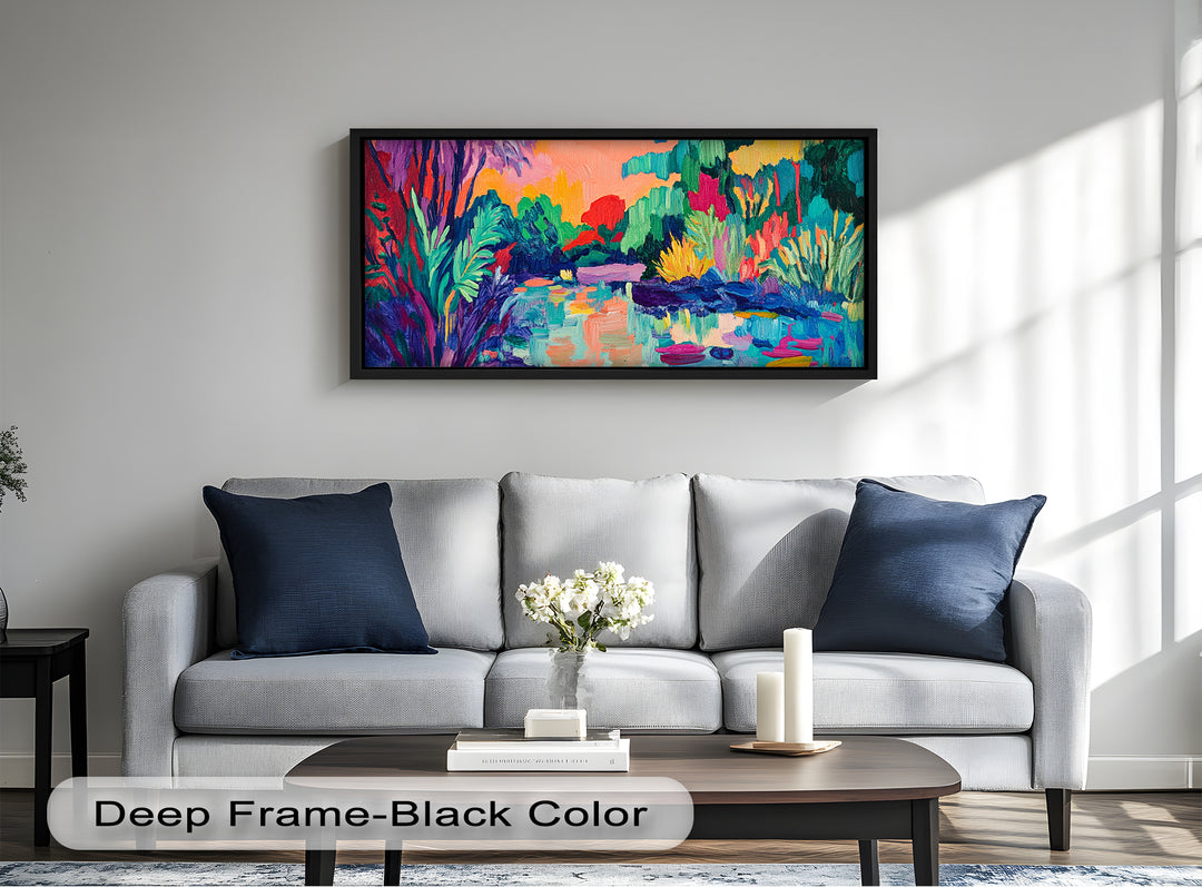 Tropical Reflections – Fauvist Oil Painting