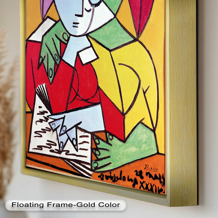 Harmony in Study – Embrace of Minds Picasso Oil Painting