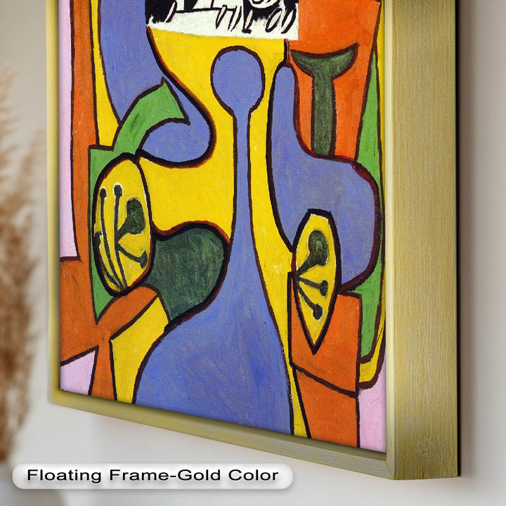 The Mask of Form – Bold Geometric Expression Picasso Oil Painting