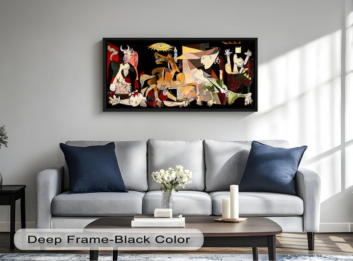 Fragmented Reflection – Abstract Portrait Picasso Oil Painting