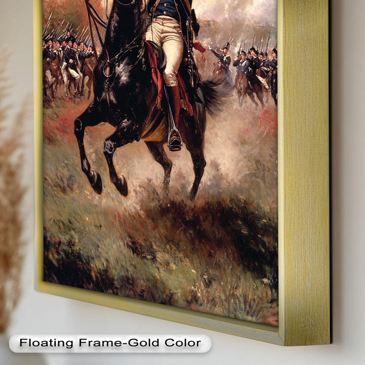Ride of the Republic – Patriotic Commander Oil Painting