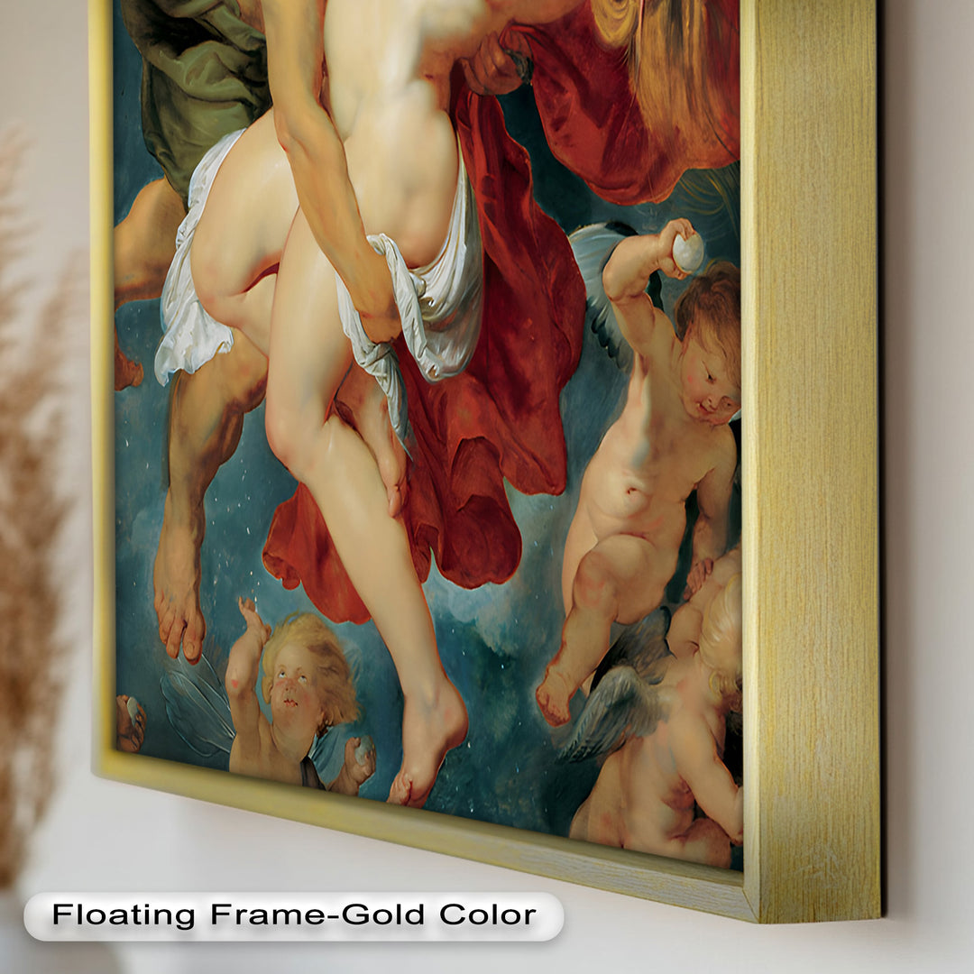 Entführung der Psyche – Mythologisches Akt-Ölgemälde aus der Renaissance