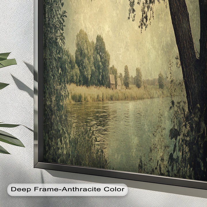 Riverbank Landscape – Countryside Oil Paintings