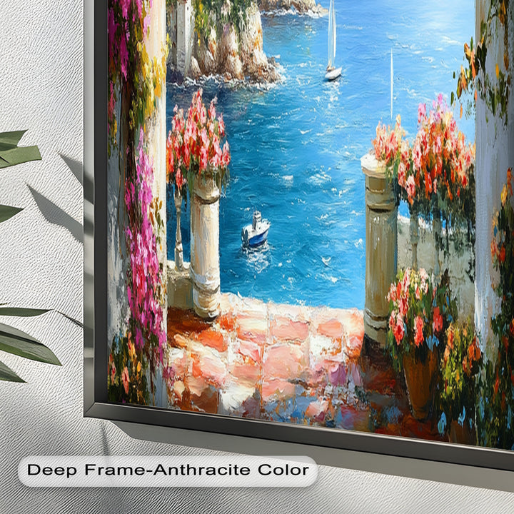 Mediterranean Coastal – Seaside Landscape Oil Painting