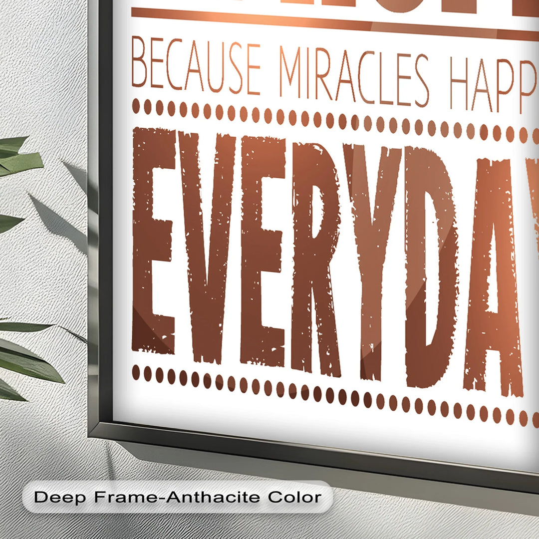 Believe in Hope – Motivational Oil Painting - MyPhotoStation