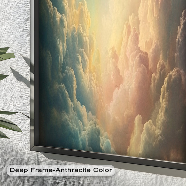 Heavenly Sky Glow – Modern Oil Painting