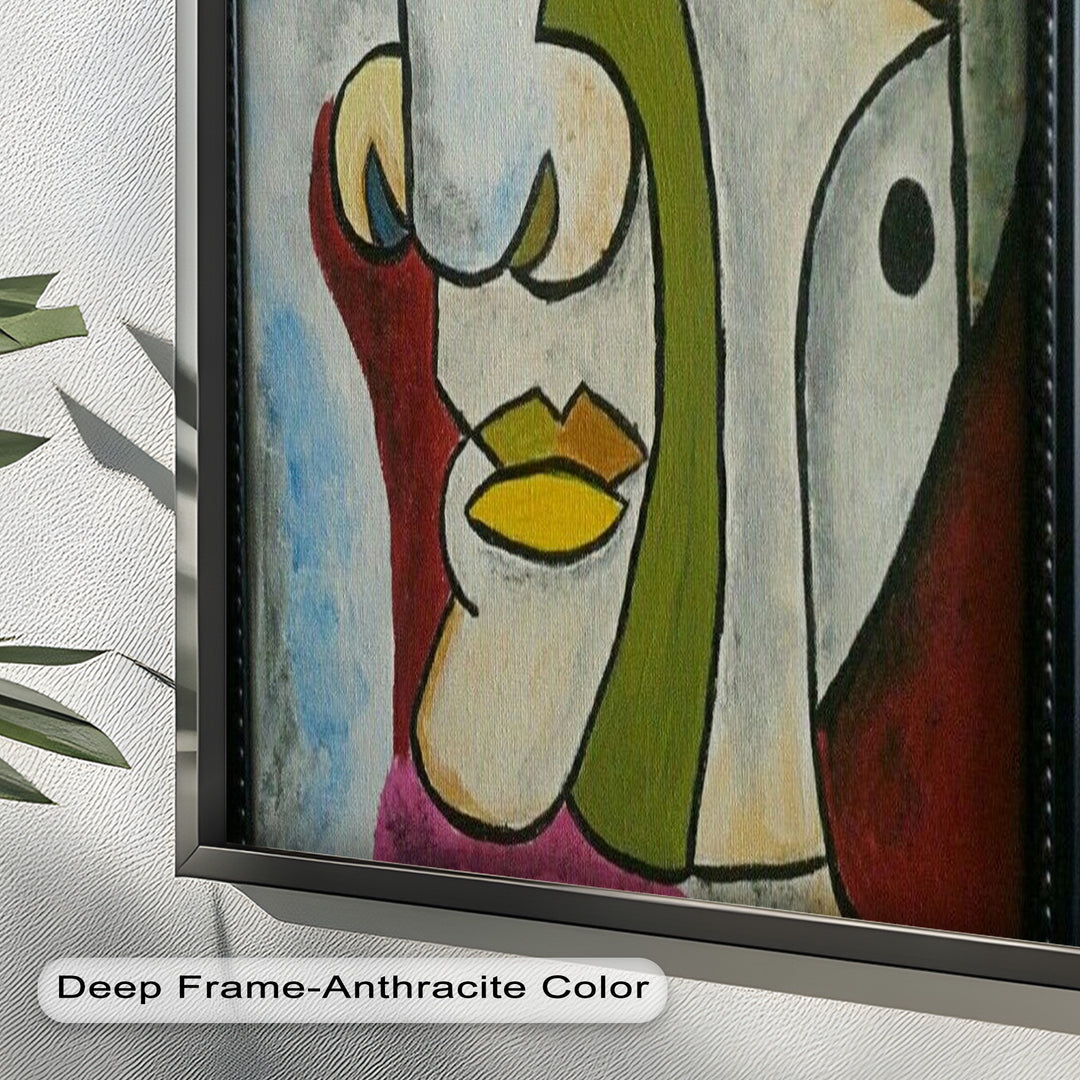 Fragmented Persona – Geometric Abstract Picasso Oil Painting