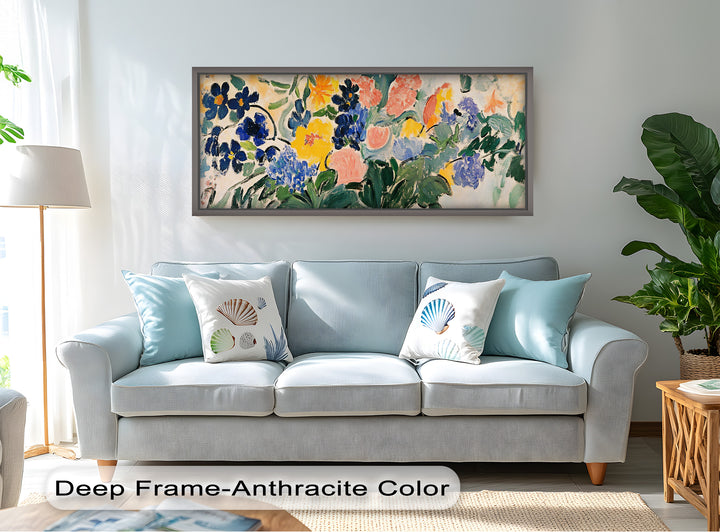 Fauvist Floral Explosion – Colorful Expressionist Oil Painting