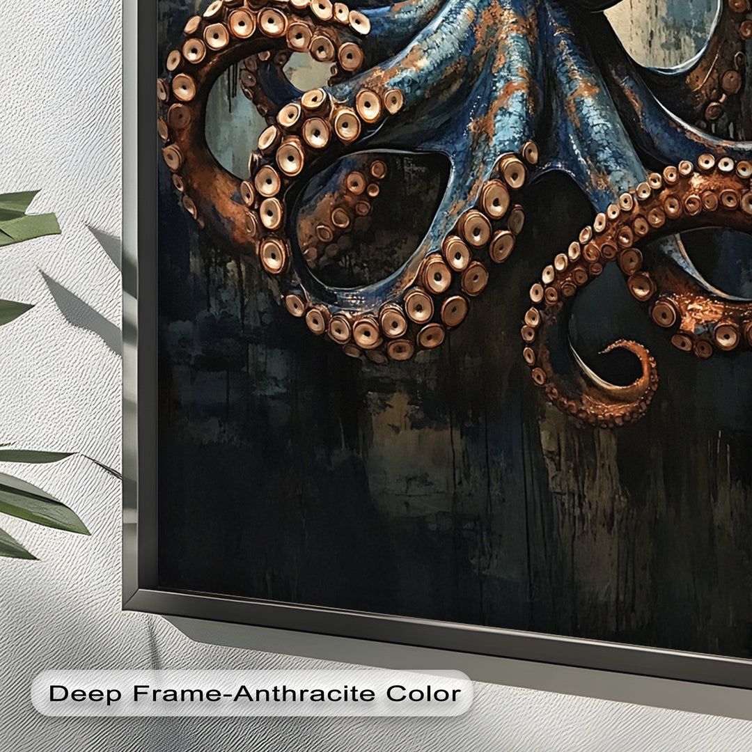 Deep Sea Octopus - Animal Oil Painting