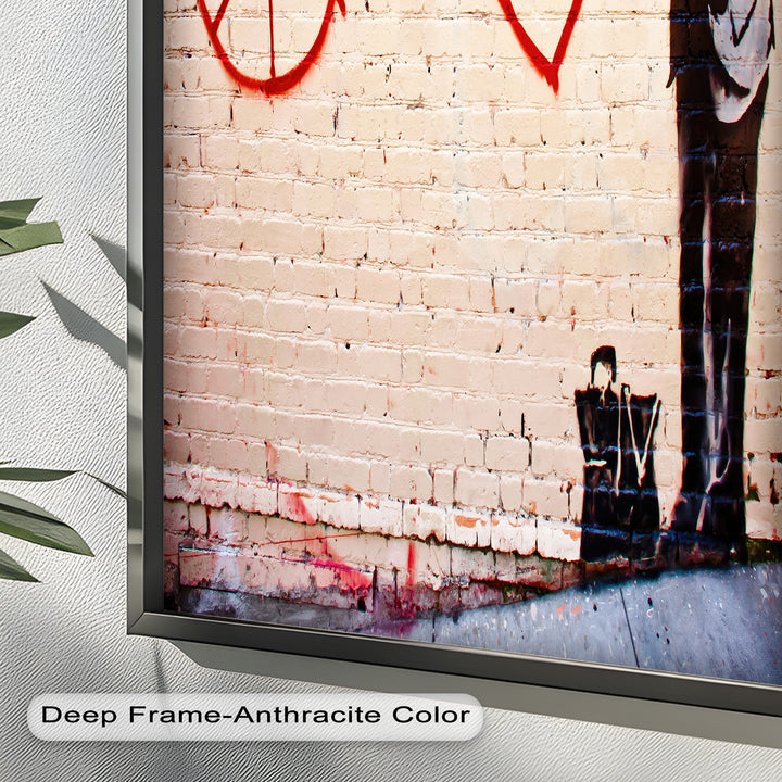 Peace + Love Equation – Banksy Oil Painting