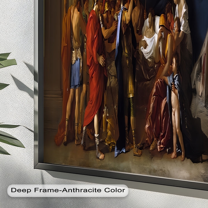 Farewell to the Hero – Classicism Oil Painting