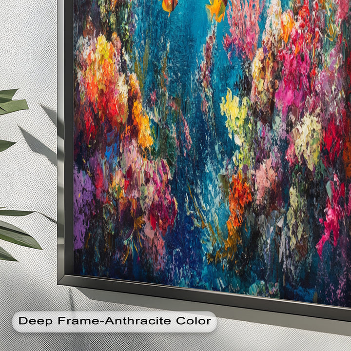 Coral Reef with Tropical Fish – Animal Oil Painting