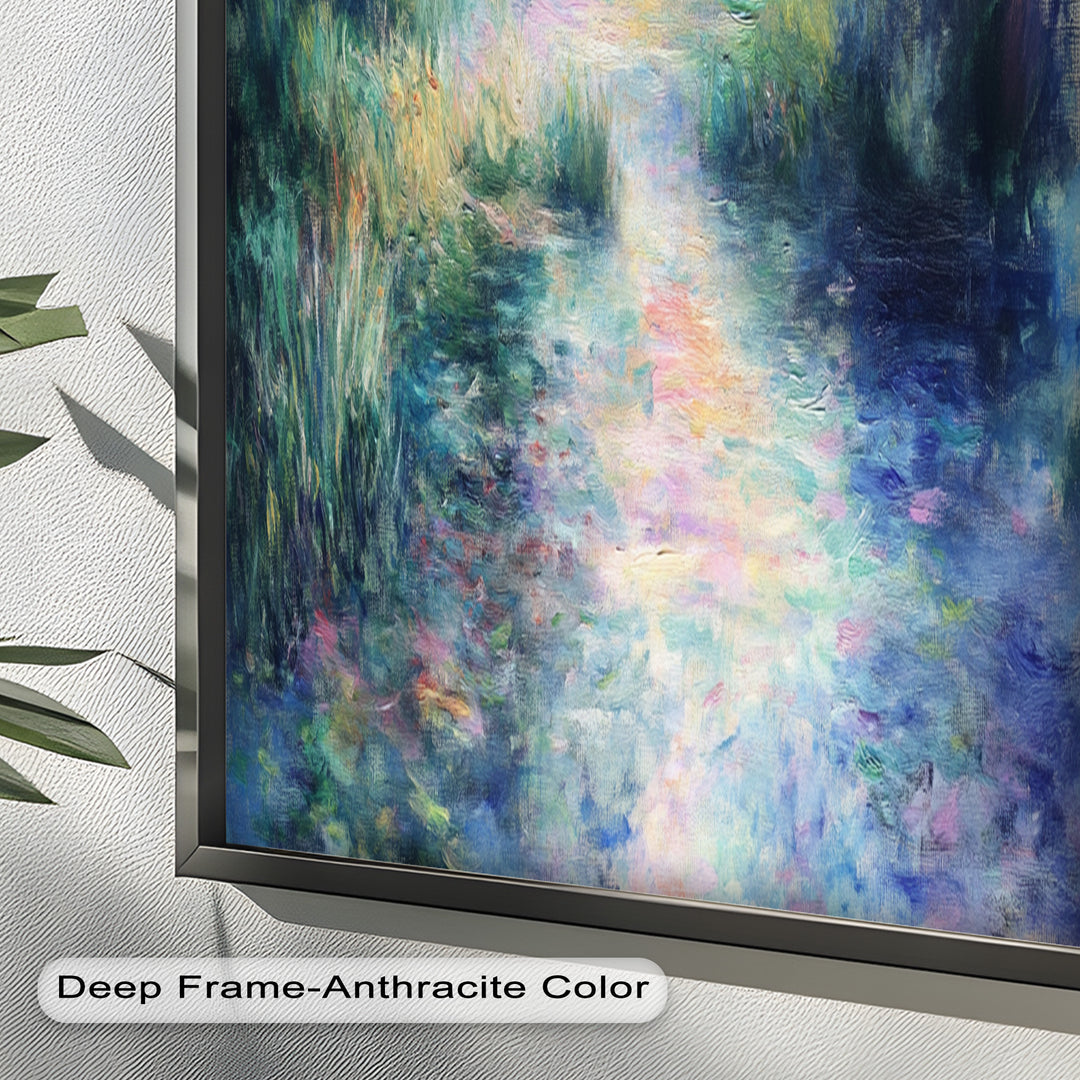 Whispering Riverbank at Dusk – Impressionist Landscape Oil Painting