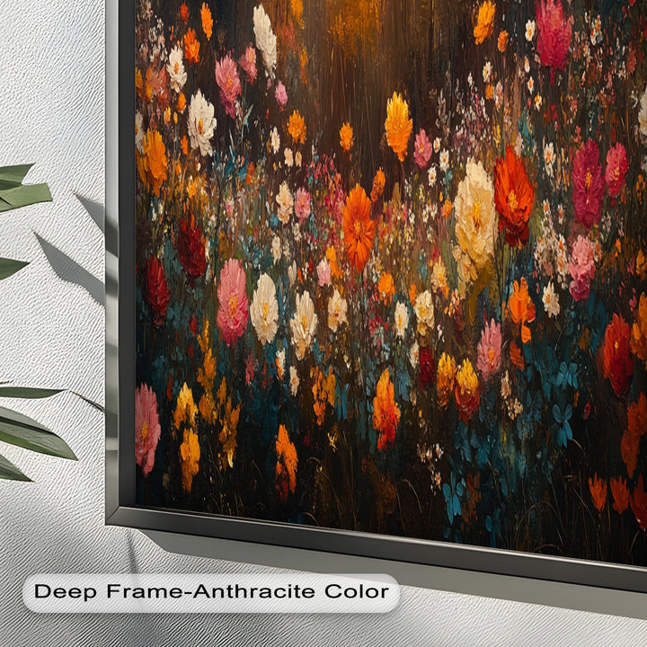 Autumn Floral Meadow – Colorful Nature Oil Paintings