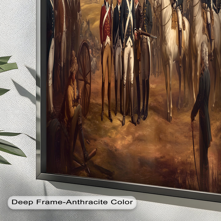 Command and Honor – Revolutionary Army Oil Painting