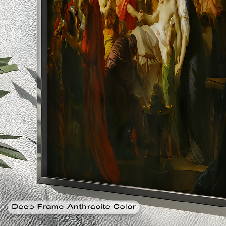 The Death of a Hero – Last Breath of Virtue Classicism Oil Painting