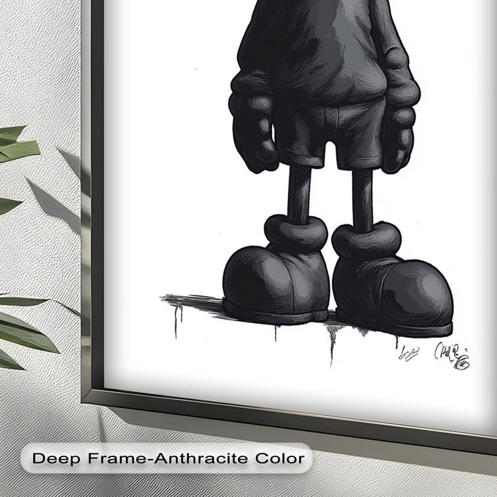 Schattenform Stille – KAWS Ölgemälde