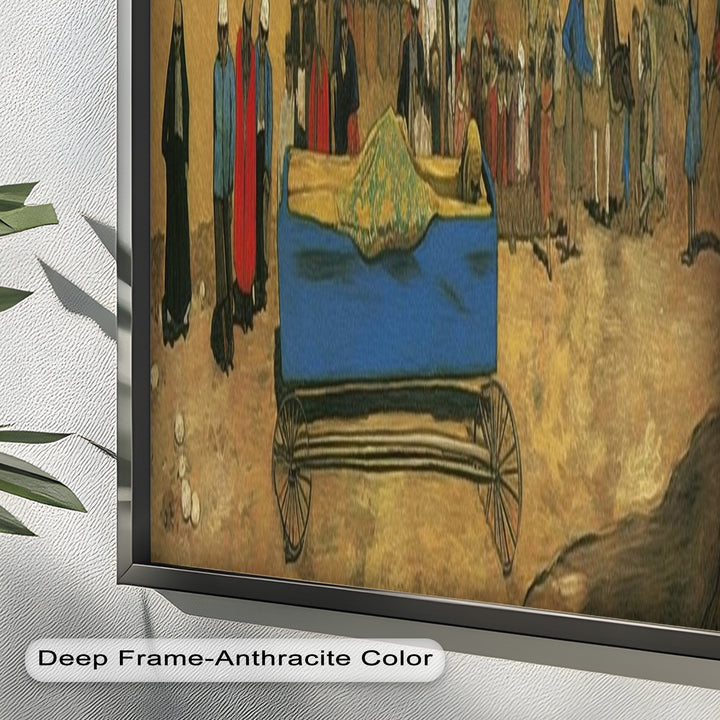 The Funeral Procession – Symbolic Historic Oil Painting