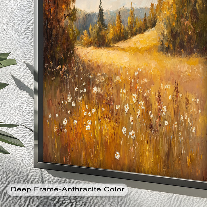 Autumnal Landscape – Tranquil Fall Scene in Oil Paintings